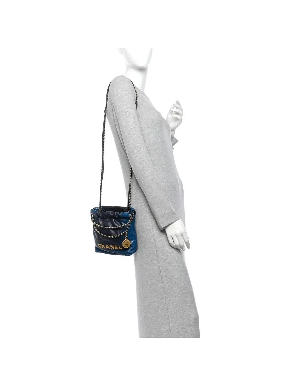 Shaded Calfskin Quilted Mini Chanel 22 #357868C38B